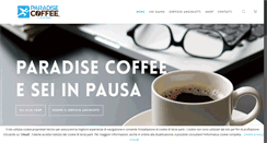 Desktop Screenshot of paradisecoffee.it